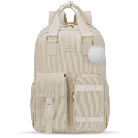 Mochila MATEIN de pana para adolescentes, 15.6 pulgadas